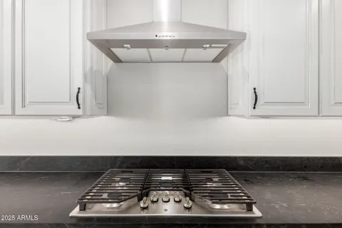 a close up of a stove top oven