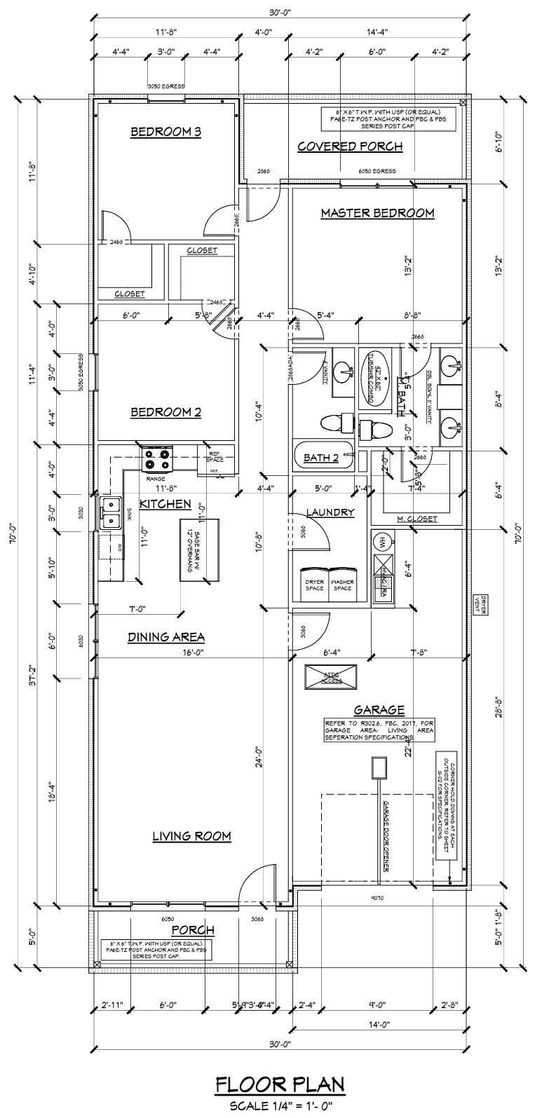 3177 Maple Street Crestview, FL 32539 - Photo 16 of 16 Floorplan