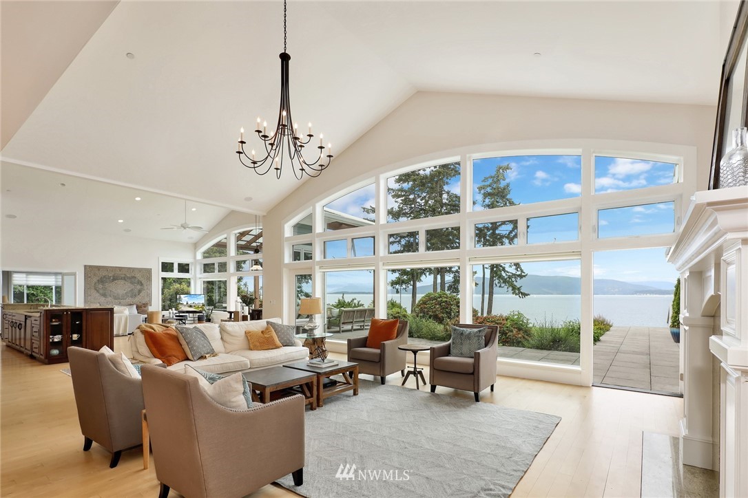 530 Bayside Road Bellingham, WA 98225 - Photo 6 of 40 a living room with furniture and a chandelier