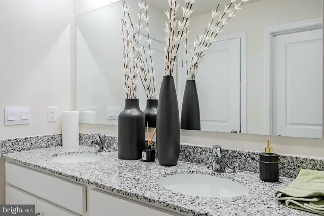 a view of a swimming pool with a garden and stairs