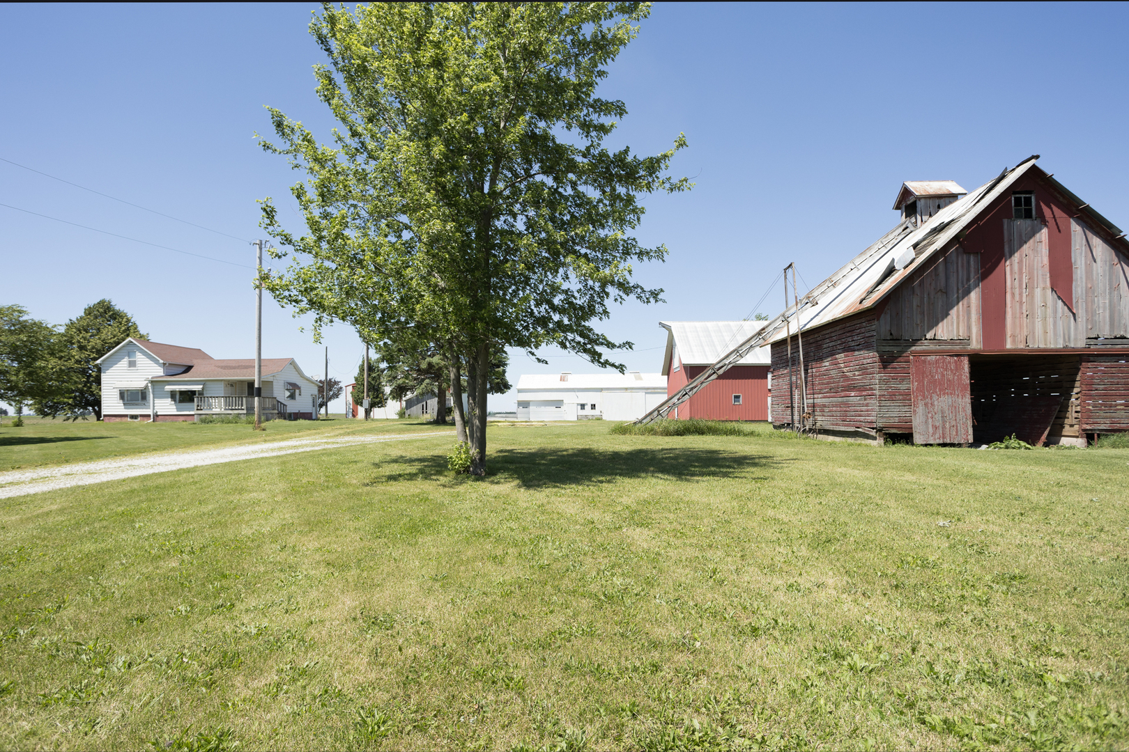 670 East 2300 North Road Danforth, IL 60930 - Photo 7 of 34 a front view of house with yard and trees