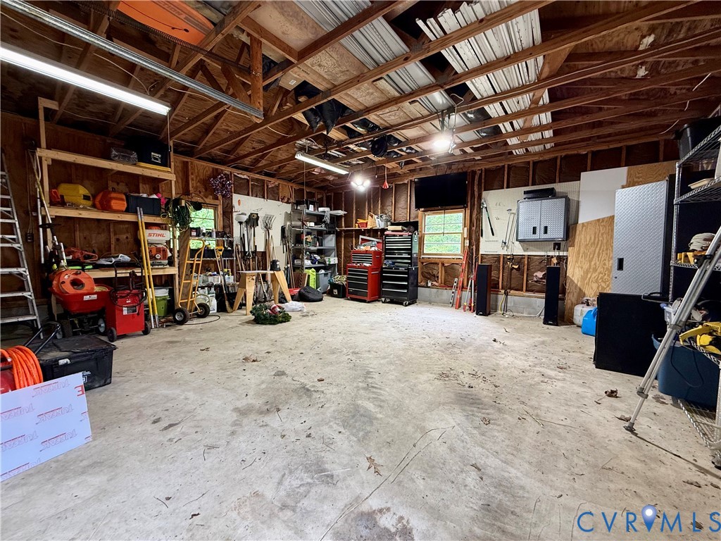 327 Gilbert Lane Kilmarnock, VA 22482 - Photo 34 of 38 Inside Detached Garage