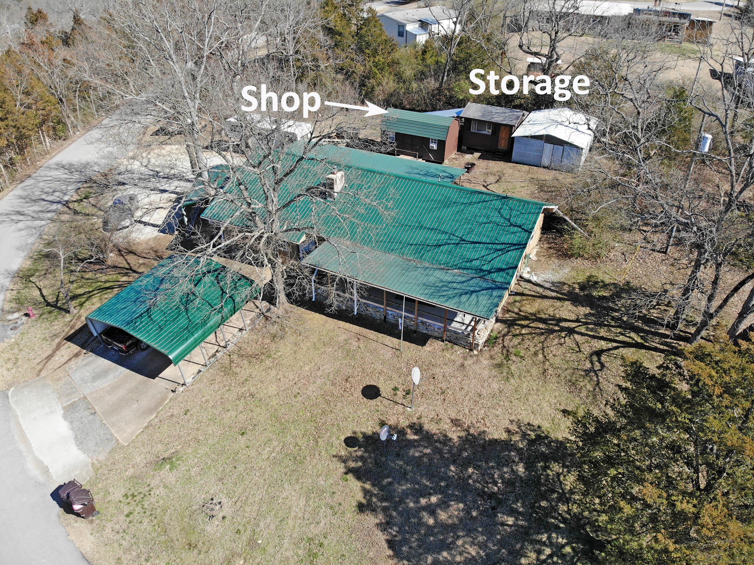 585 Secluded Acres Road Forsyth, MO 65653 - Photo 1 of 1 Aerial View