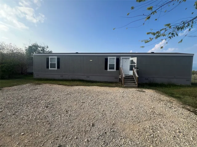 a backyard of a house