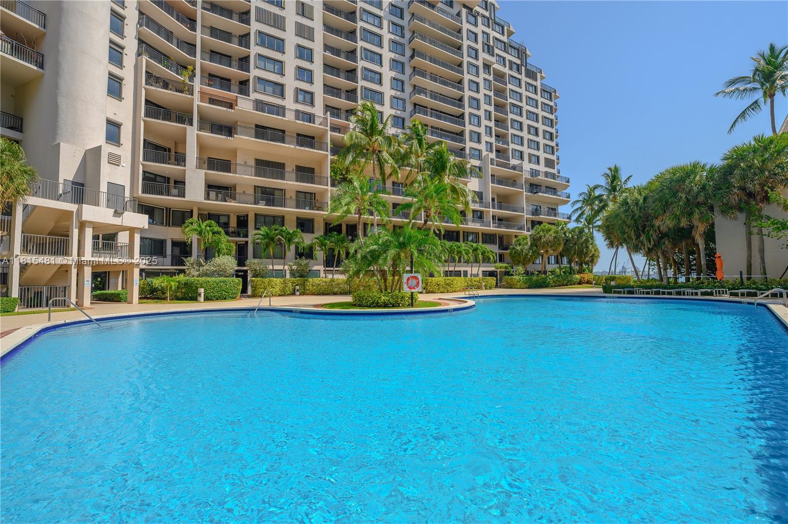 540 Brickell Key Drive, Unit 600 Miami, FL 33131 - Photo 21 of 28 a view of building with door and outdoor space