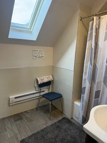 a bathroom with a sink and a vanity