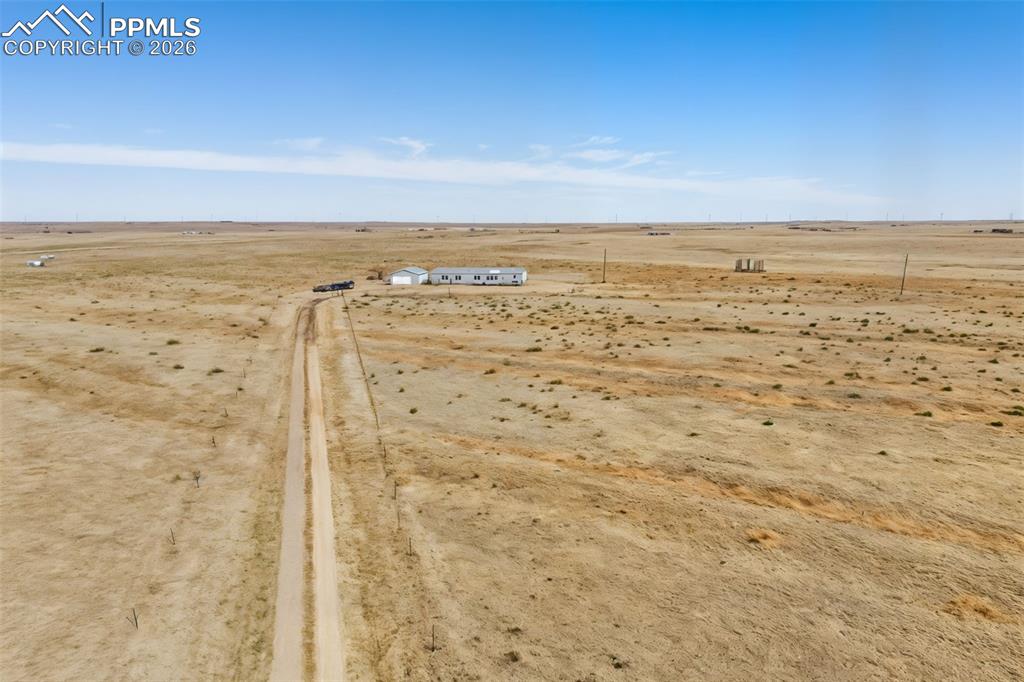 27560 Mid Jones Road Calhan, CO 80808 - Photo 34 of 34 Entrance Road to Property