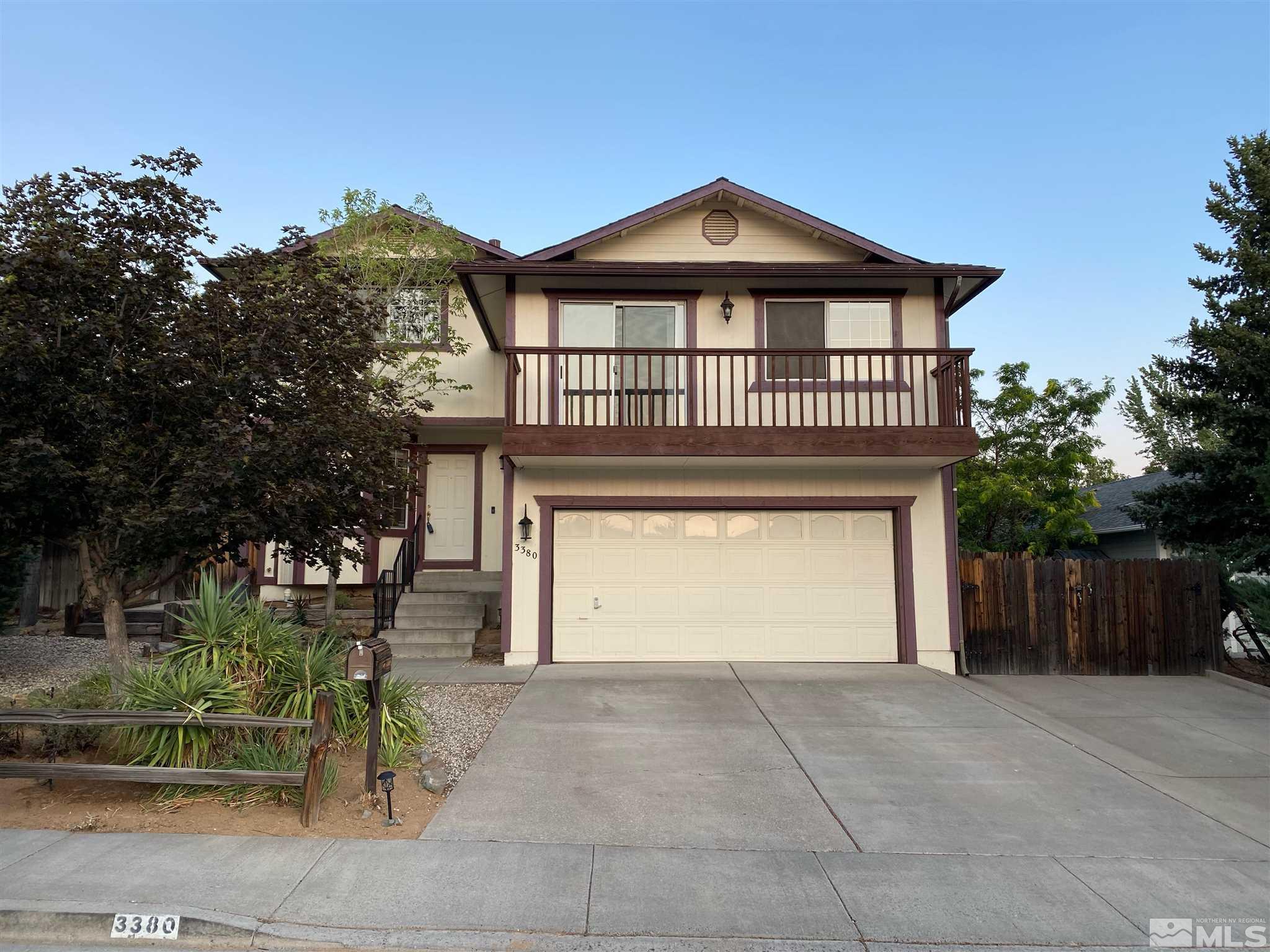 3380 Adler Court Reno, NV 89503 - Photo 29 of 30 a front view of a house with garden
