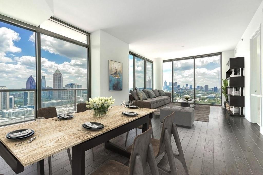 Virtually Staged Model Home Residence