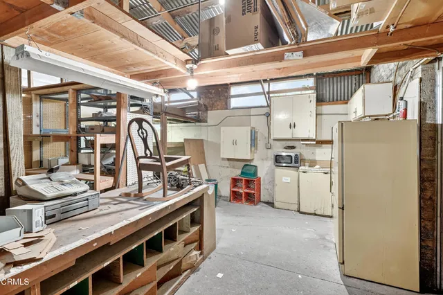 a view of storage and utility room