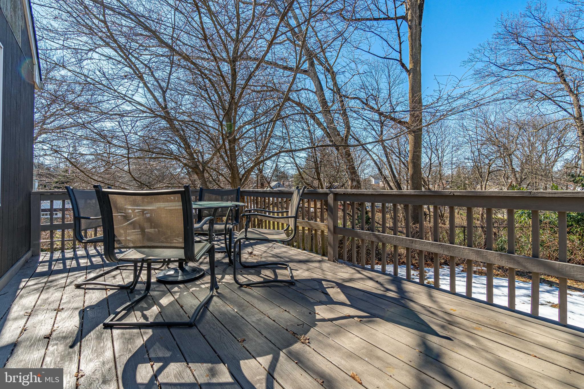 200 Sandy Bank Road Media, PA 19063 - Photo 34 of 36 Wood Deck off of Kitchen/Family Room
