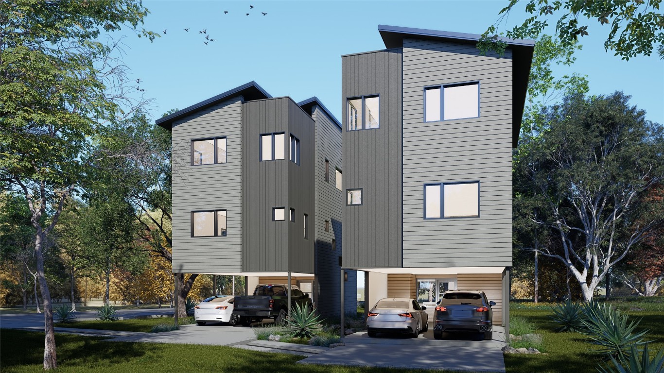 3335 East 12th Street, Unit 1 Austin, TX 78721 - Photo 1 of 12 a front view of a house with a yard