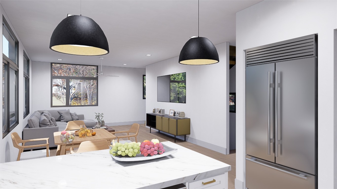 3335 East 12th Street, Unit 1 Austin, TX 78721 - Photo 5 of 12 a living room with furniture and a table