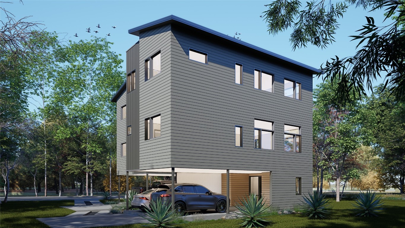 3335 East 12th Street, Unit 1 Austin, TX 78721 - Photo 8 of 12 a front view of a house with garden