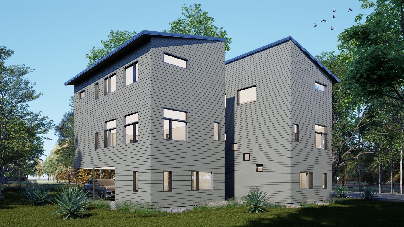 3335 East 12th Street, Unit 1 Austin, TX 78721 - Photo 9 of 12 a front view of a house with garden