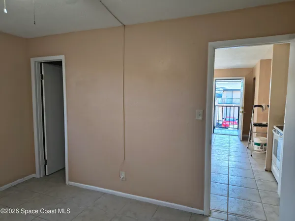 a view of empty room