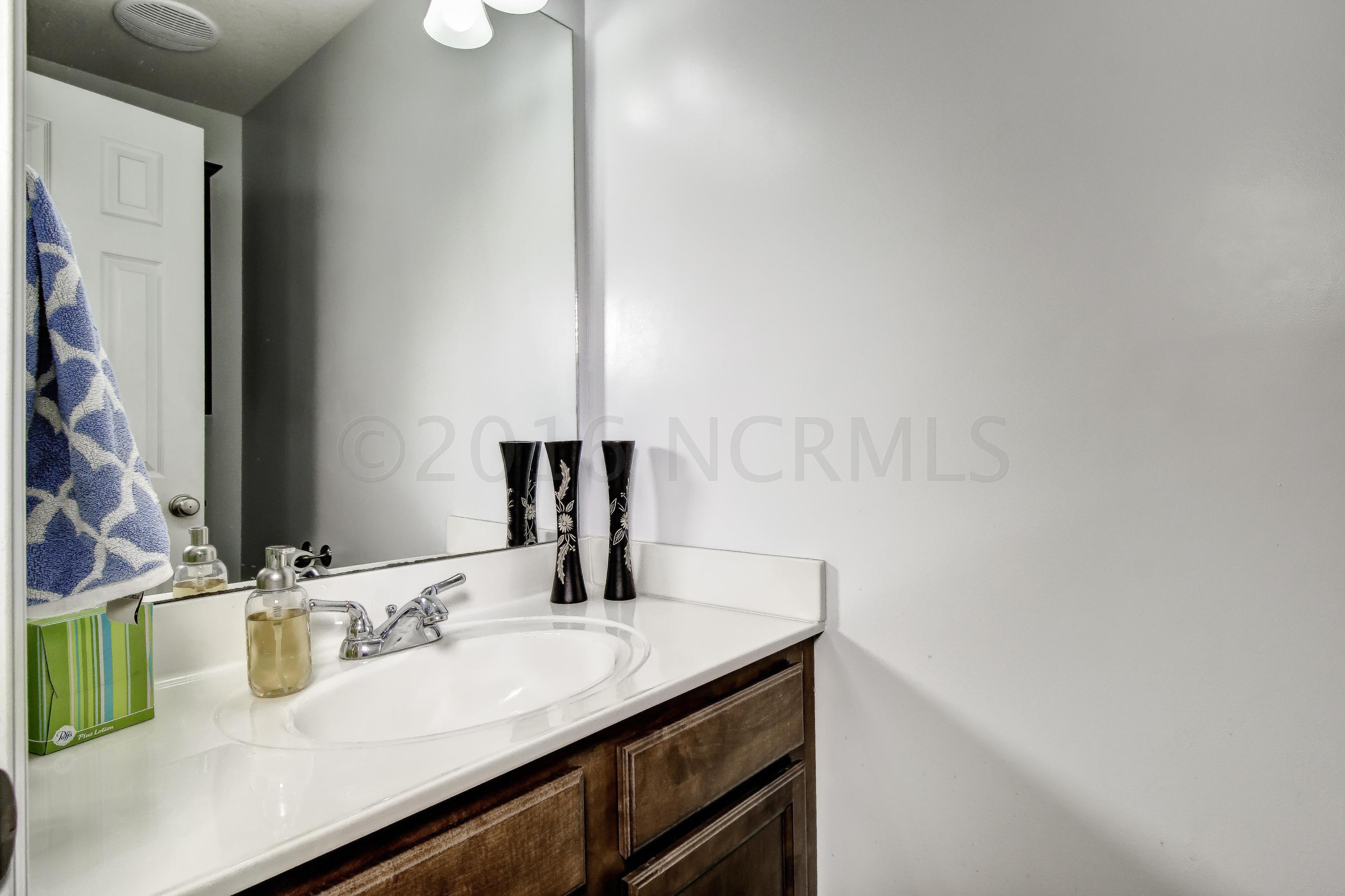 300 Roberts Road Newport, NC 28570 - Photo 7 of 19 Half Bath with newer cabinets