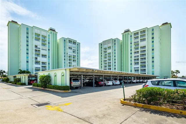 a view of a building with outdoor space