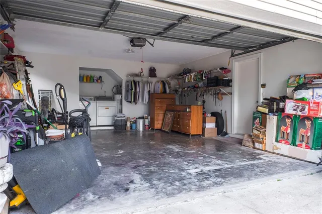 a view of a hallway with a stove