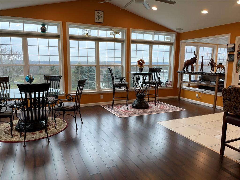 601 Slippery Rock Road Slippery Rock, PA 16057 - Photo 4 of 25 a living room with furniture and floor to ceiling windows