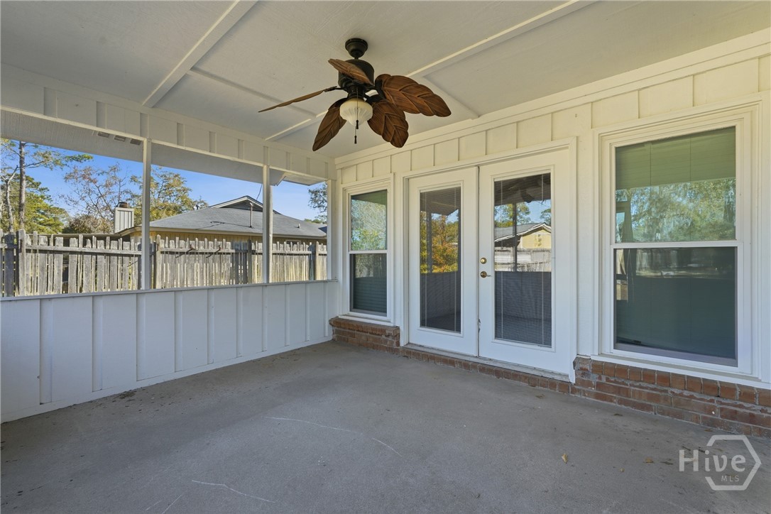 17 Cuttysark Road Savannah, GA 31410 - Photo 24 of 31 Screened porch off kitchen.