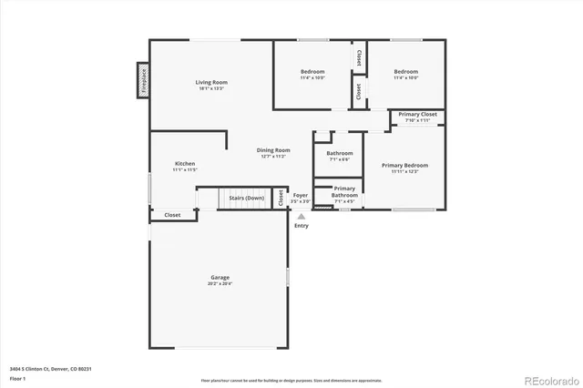 $575,000 | 3404 South Clinton Court, Denver, CO 80231