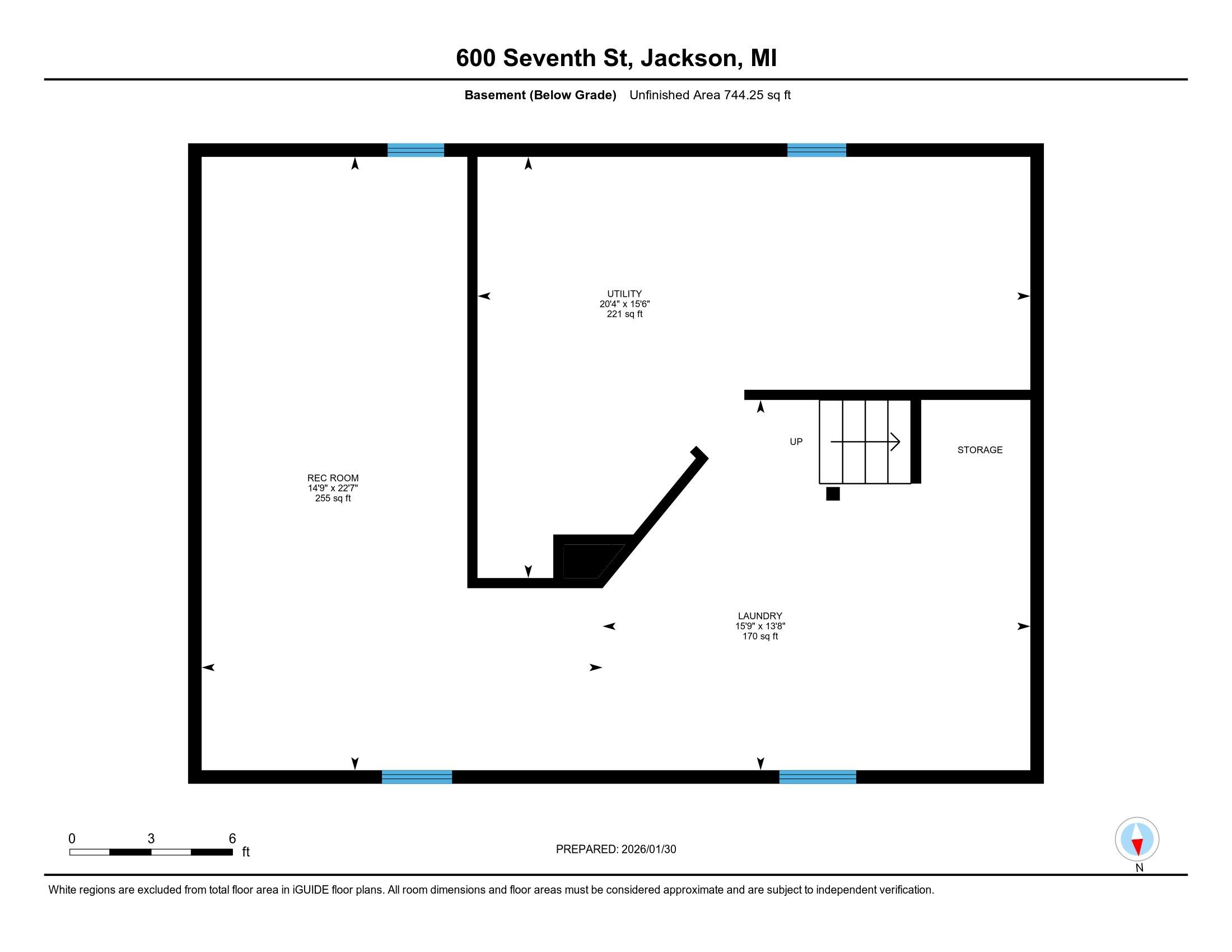 600 Seventh Street Jackson, MI 49203 - Photo 14 of 55 1-Basement