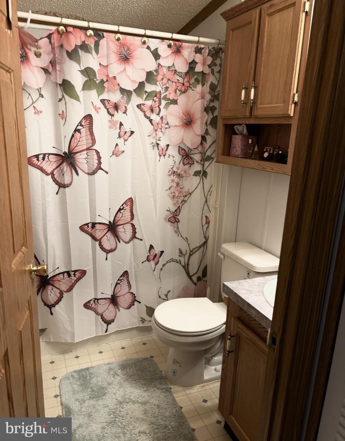 148 1st Street Lothian, MD 20711 - Photo 22 of 29 a bathroom with a toilet and a shower curtain