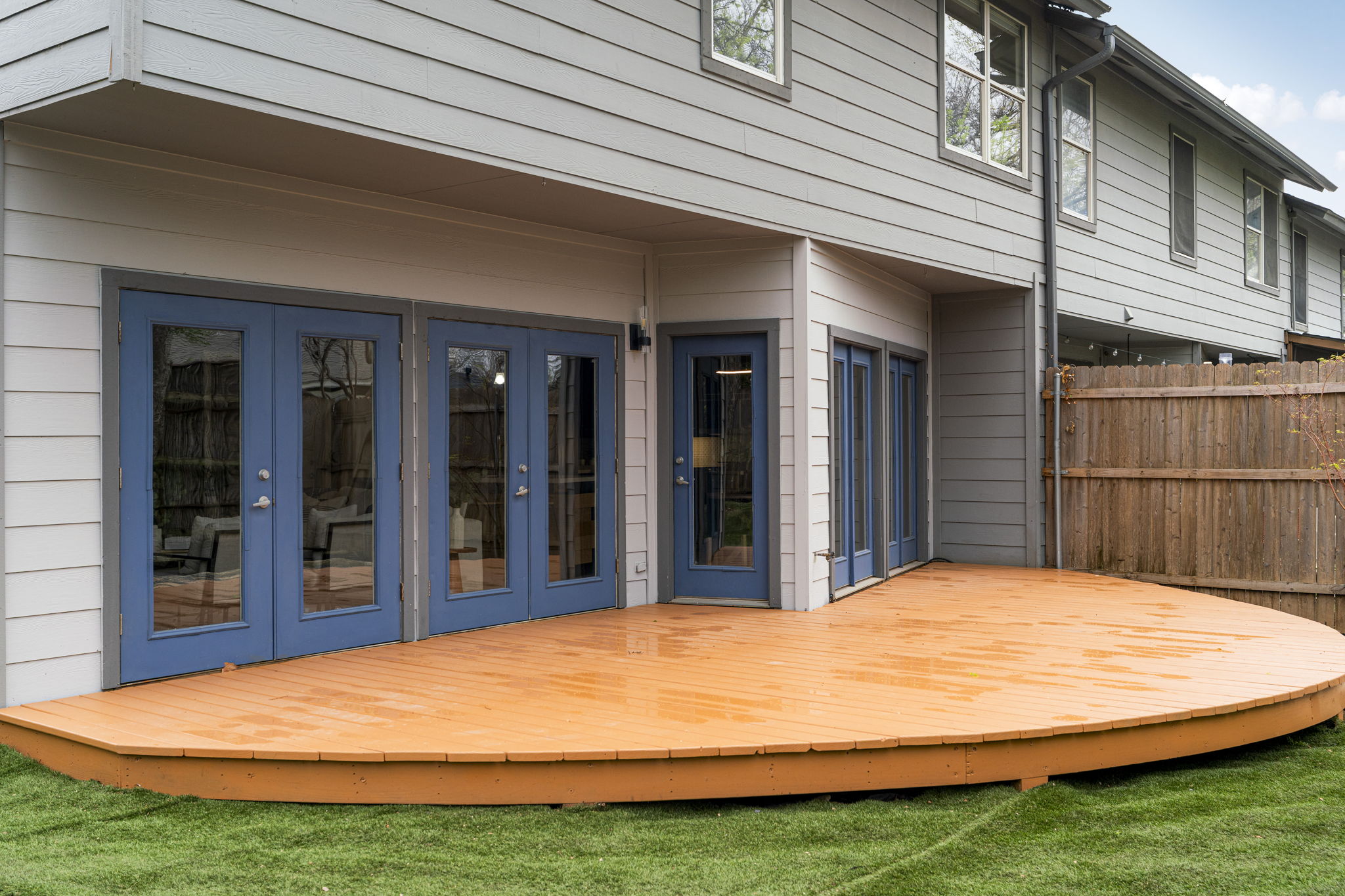 2114 Goodrich Avenue, Unit 10 Austin, TX 78704 - Photo 28 of 35 This oversized deck extends the living space outdoors and invites relaxed, low-maintenance entertaining.