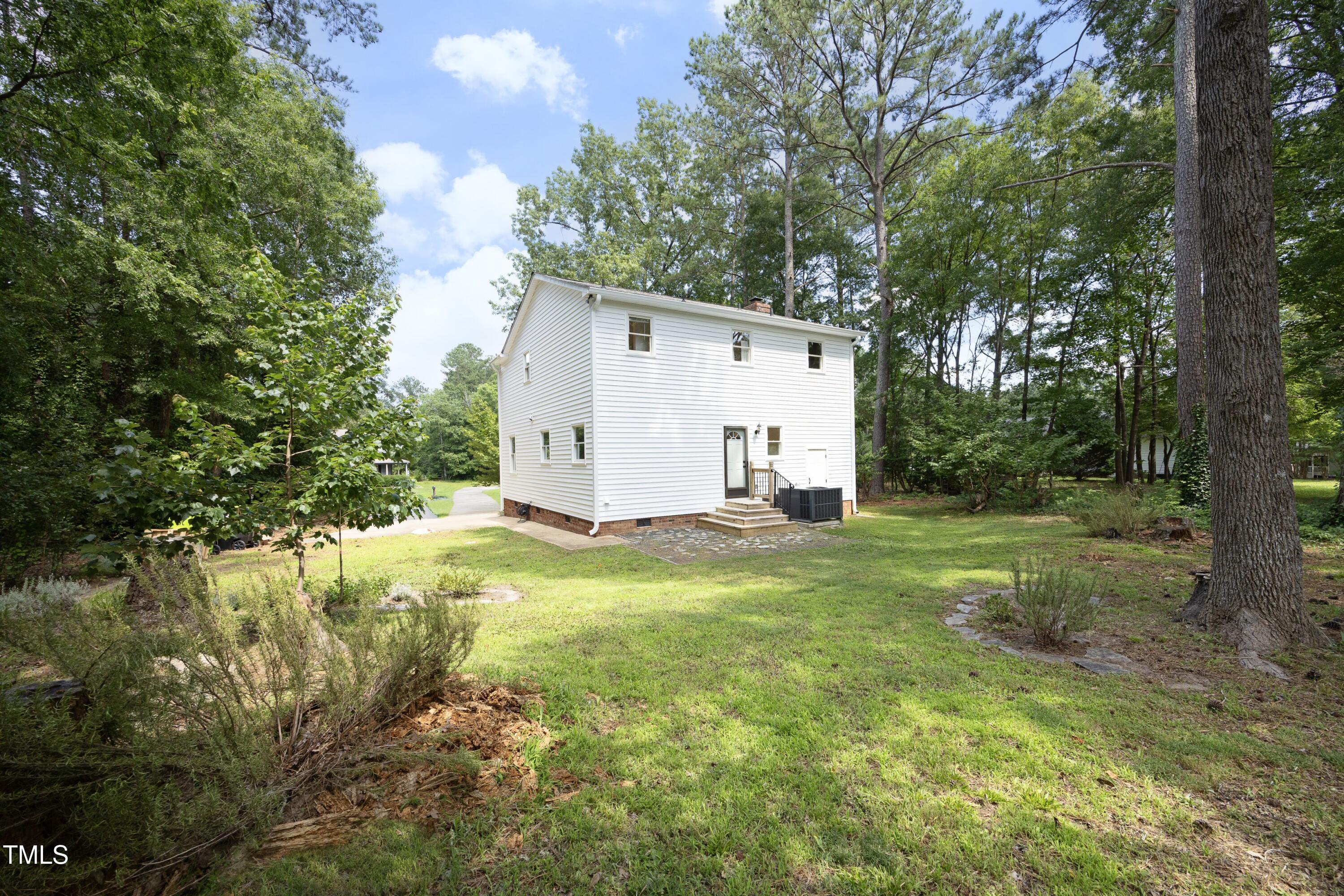 409 Glaive Drive Durham, NC 27703 - Photo 30 of 35 a view of a backyard