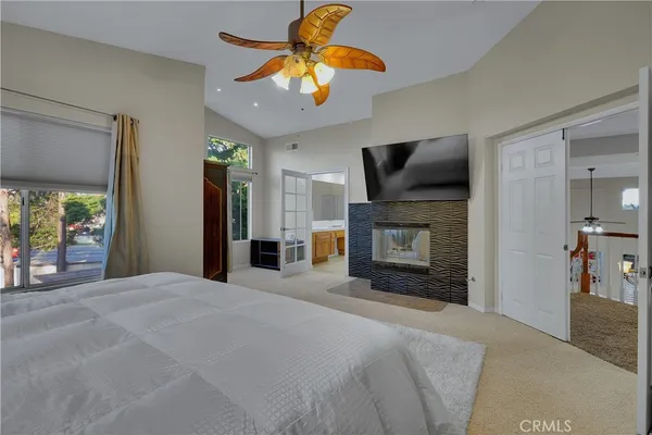 a room with a wooden floor and a table