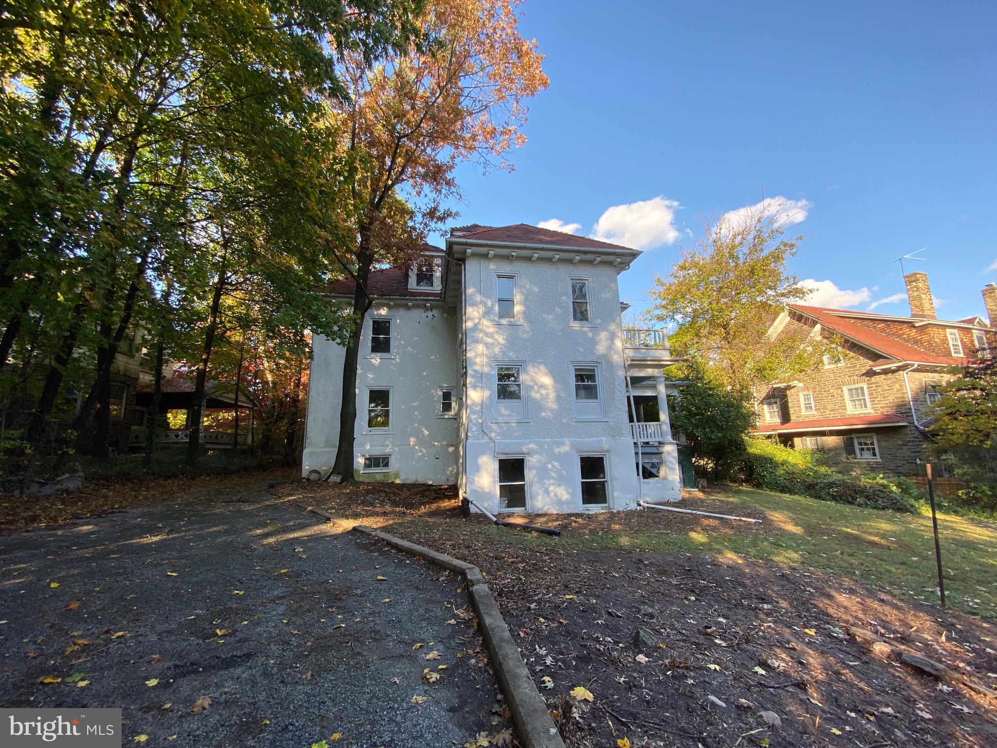 208 Wyncote Road Jenkintown, PA 19046 - Photo 50 of 77 Back of House from DrivewayGarage Side