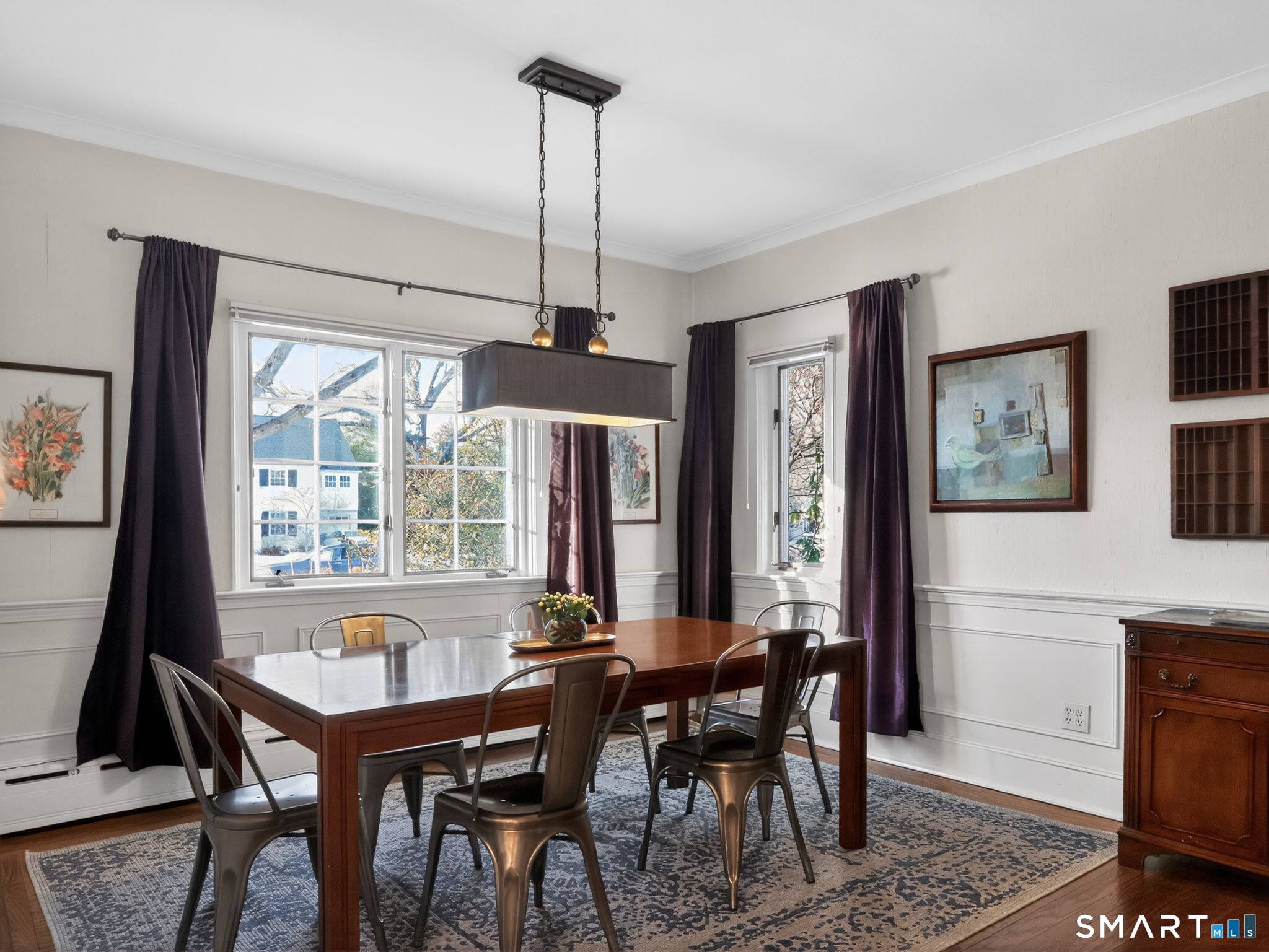 59 Broadfield Road Hamden, CT 06517 - Photo 14 of 40 a view of a dining room with furniture window and outside view