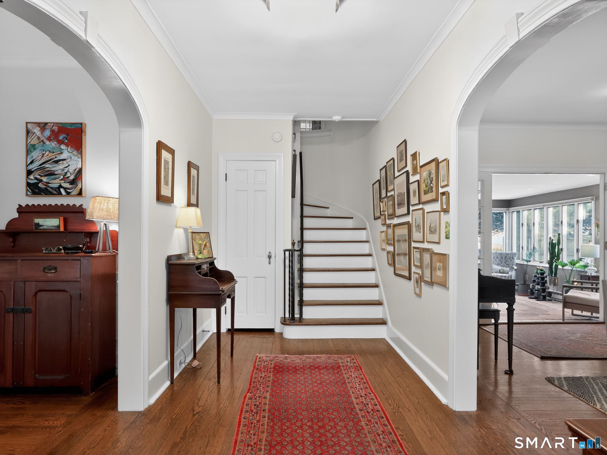 59 Broadfield Road Hamden, CT 06517 - Photo 3 of 40 a view of entryway with furniture and wooden floor