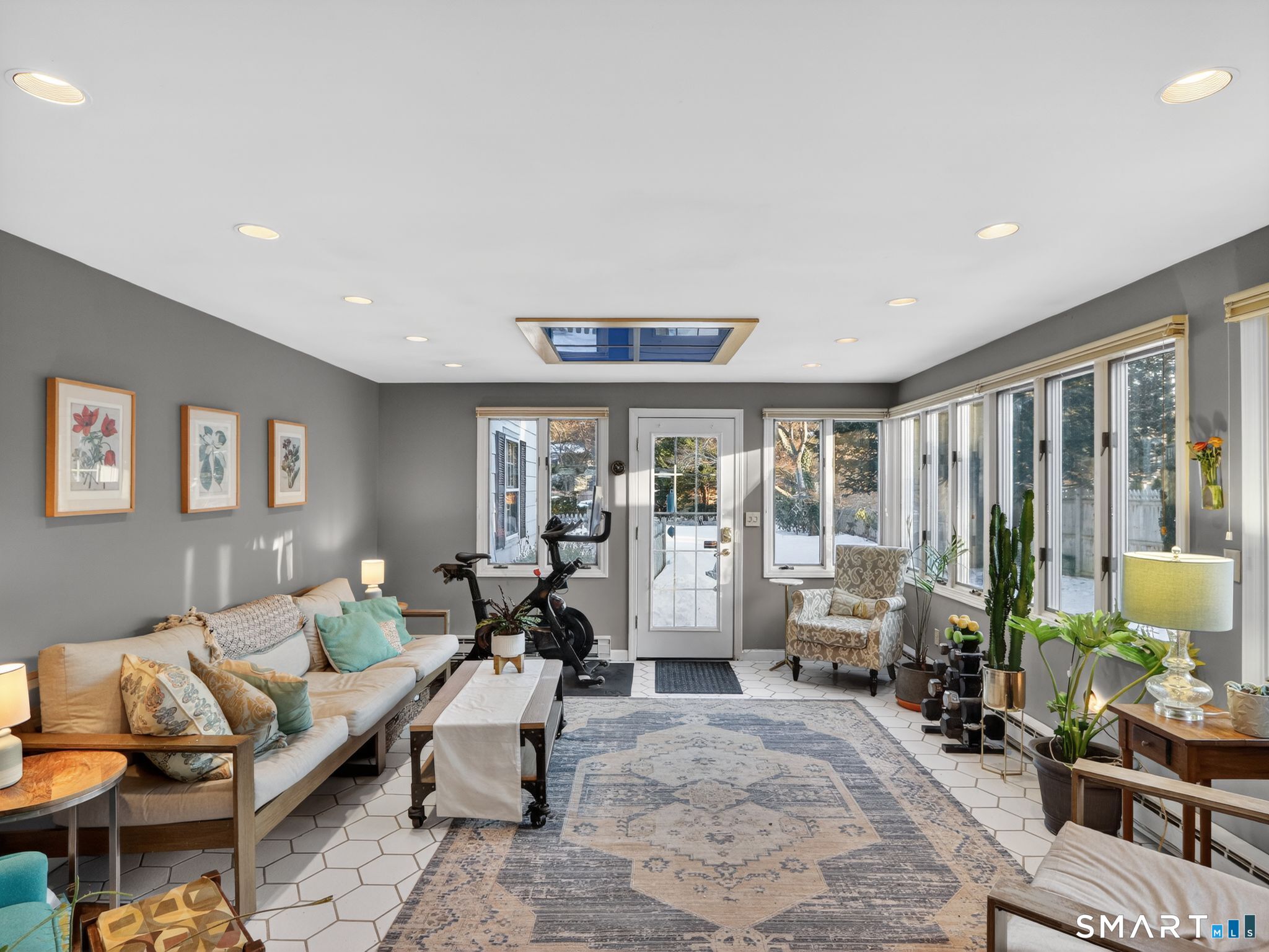 59 Broadfield Road Hamden, CT 06517 - Photo 8 of 40 a living room with furniture and large windows