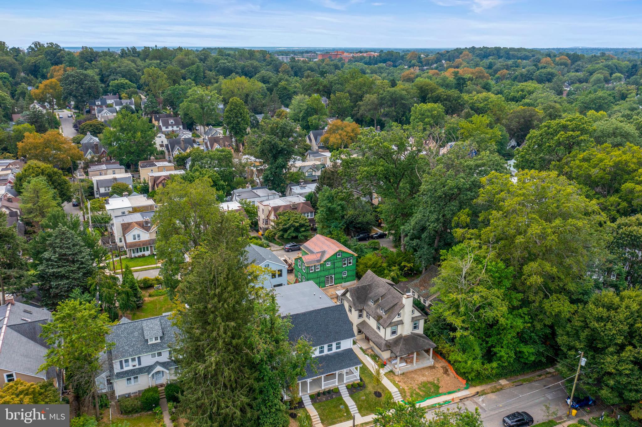 142 Merion Avenue Narberth, PA 19072 - Photo 60 of 67 aerial front view -original to be renovated