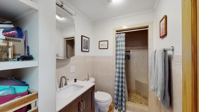 a view of a balcony with chairs