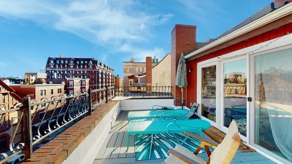 a view of a staircase