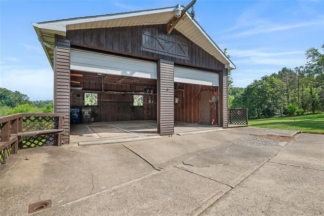 a view of a house with a outdoor space