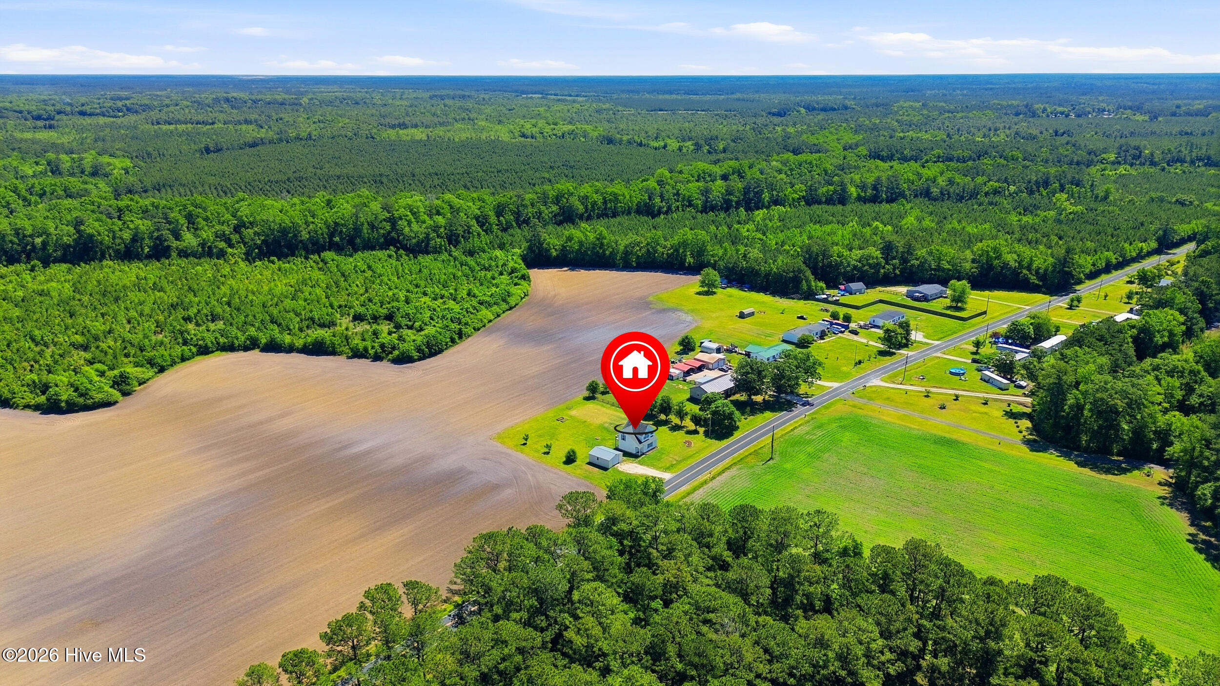 380 Swinson Road Maple Hill, NC 28454 - Photo 53 of 56 Aerial view