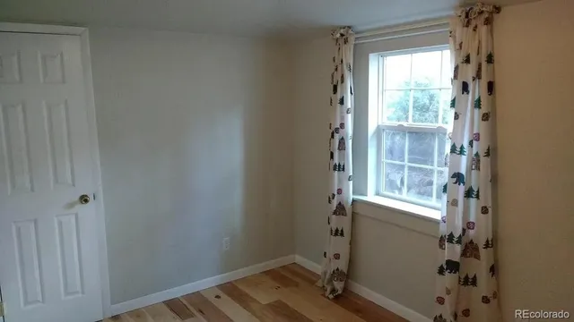 a room with a window