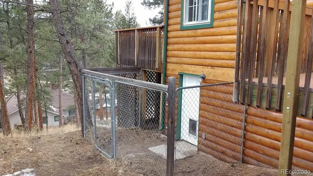 a view of a house with a door