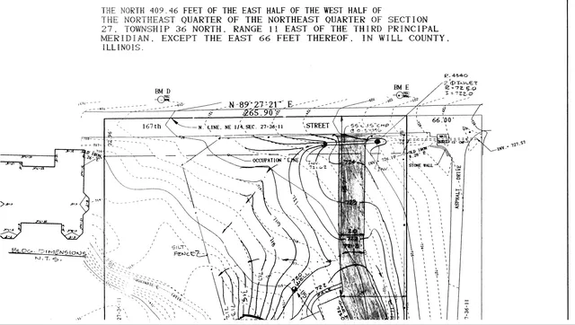 a view of a yard with large trees