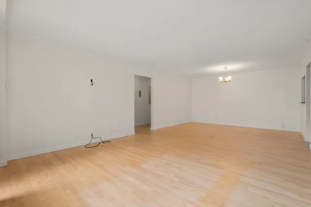 a view of an empty room