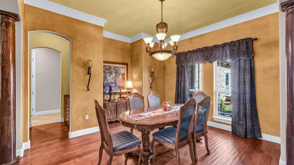 1144 B Boling Ranch North Road Azle, TX 76020 - Photo 3 of 40 a view of a dining room with furniture window and wooden floor