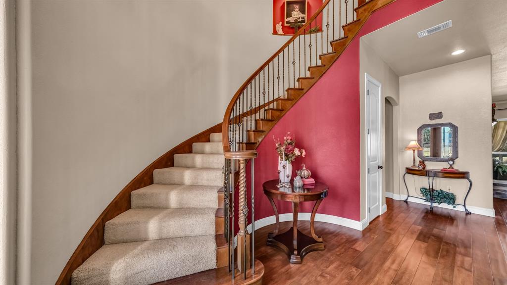 1144 B Boling Ranch North Road Azle, TX 76020 - Photo 6 of 40 a view of entryway and hall with wooden floor