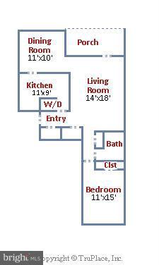 1413 Northgate Square, Unit 2A Reston, VA 20190 - Photo 23 of 23 Floor Plan