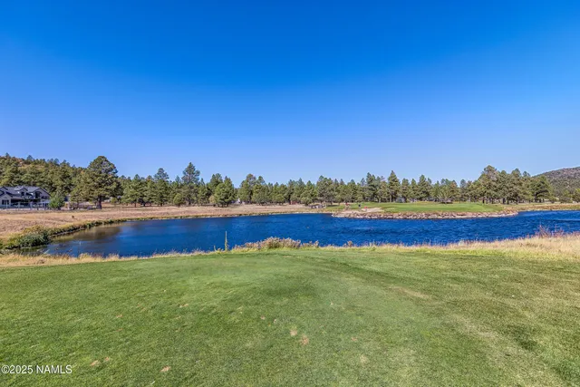 a view of lake and city