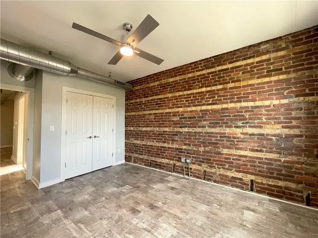 a view of an empty room