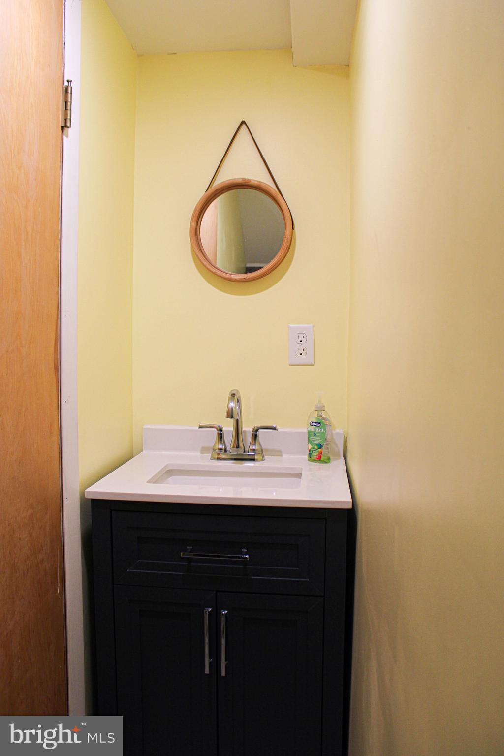 10830 Perrin Road Philadelphia, PA 19154 - Photo 22 of 24 a bathroom with a sink a light fixture and a mirror